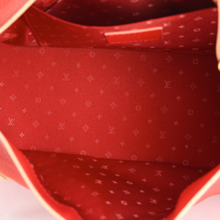 Borsa in pelle rossa - Detail D2