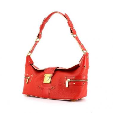 Louis Vuitton handbag in red leather
