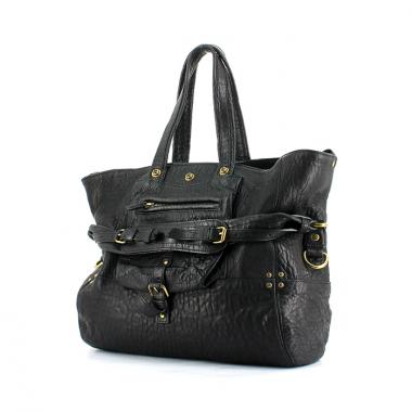 Borsa in pelle nera