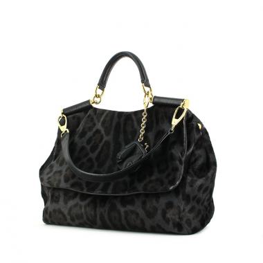 Dolce & Gabbana Dolce & Gabbana autres sacs et maroquinerie handbag in grey foal