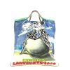 Lanvin shopping bag in multicolor canvas - 360 thumbnail