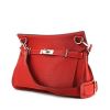 Sac besace Hermes Jypsiere moyen modèle en cuir togo rouge - 00pp thumbnail