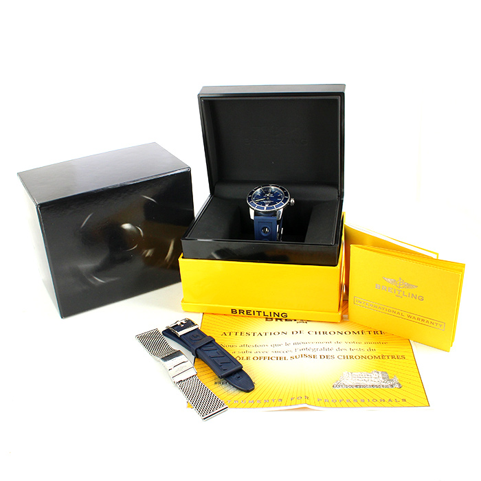 Montre Breitling Superocean Héritage en acier Ref : A17320 Vers 2000 - Detail D2