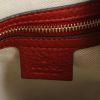 Gucci Bamboo shopping bag in red grained leather - Detail D4 thumbnail