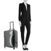 Gucci suitcase in black monogram patent leather - Detail D1 thumbnail