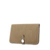 Hermes Dogon - Pocket Hand wallet in etoupe togo leather - 00pp thumbnail