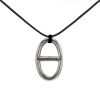 Hermes Chaine d'Ancre large model pendant in silver - 00pp thumbnail