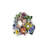 Dior Jardin de Milly-la-Forêt large model ring in white gold,  enamel and precious stones and in morganite - 00pp thumbnail