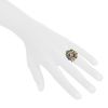 Dior Jardin de Milly-la-Forêt large model ring in white gold,  enamel and precious stones and in morganite - Detail D1 thumbnail