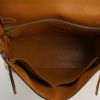 Bolso de mano Hermes Kelly 32 cm en cuero Chamonix color oro - Detail D2 thumbnail