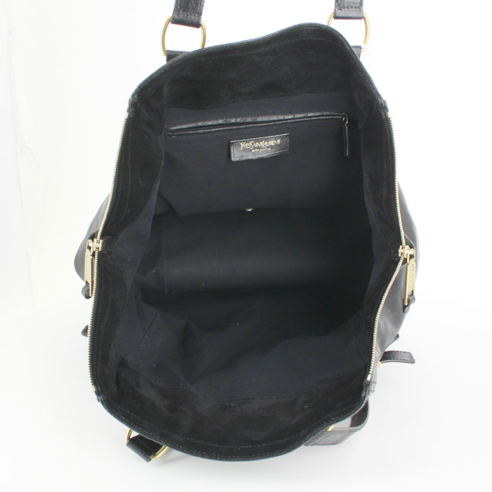 Borsa Downtown in pelle nera - Detail D3