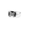 Hermes sleeve ring in silver - 00pp thumbnail