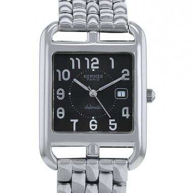 Hermes Cape Cod watch in stainless steel Ref:  CC1.710 Circa  2000