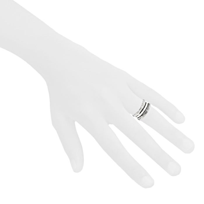 Bulgari B.Zero1 medium model ring in white gold, size 47 - Detail D1
