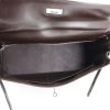 Hermes Kelly 35 cm handbag in dark brown box leather - Detail D3 thumbnail