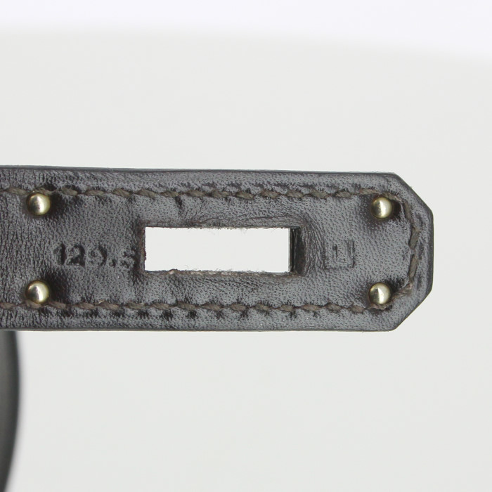 Borsa Kelly 35 cm in pelle box marrone scuro - Detail D5