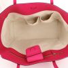 Shopping bag Swing in pelle martellata rosa - Detail D2 thumbnail