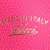Shopping bag Swing in pelle martellata rosa - Detail D3 thumbnail