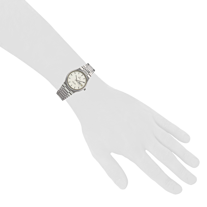 Montre Omega en acier - Detail D1