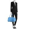 Givenchy Pandora large model handbag in blue leather - Detail D2 thumbnail