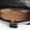 Prada handbag in black and beige patent leather - Detail D2 thumbnail