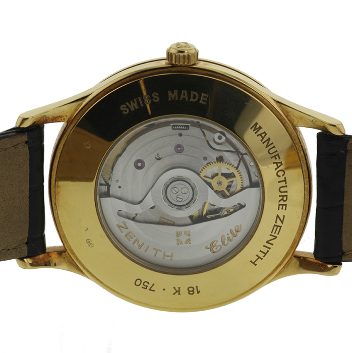 Montre Zenith Elite en or jaune Vers  2000