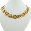 Cartier Gentiane large model necklace in yellow gold - 360 thumbnail