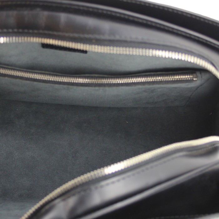 Borsa Louis Vuitton Pont Neuf modello grande in pelle Epi nera - Detail D2