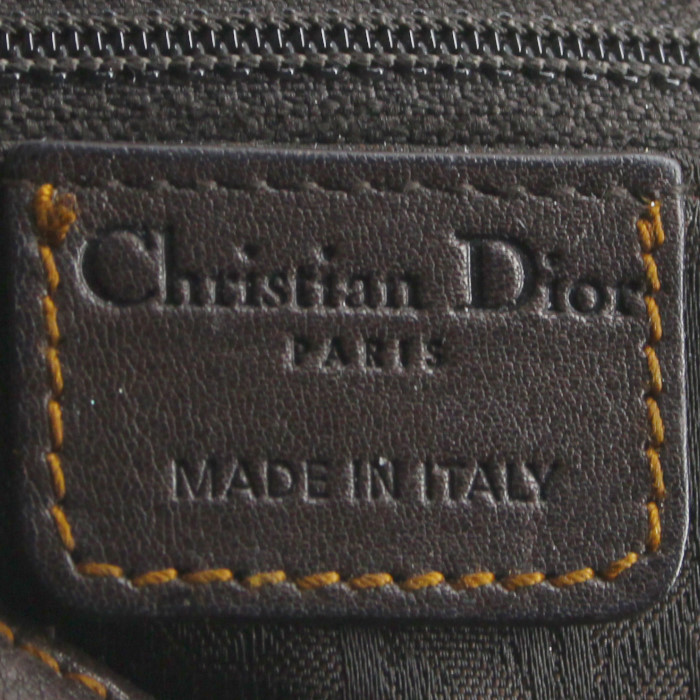 Borsa modello medio in pelle marrone - Detail D3