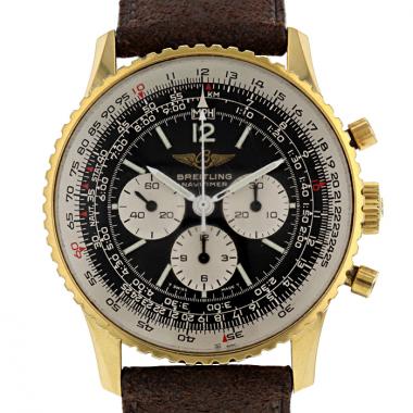Breitling Navitimer watch in gold plated and stainless steel Circa  1990