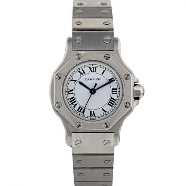 Cartier Santos Ronde watch in stainless steel Circa  1990