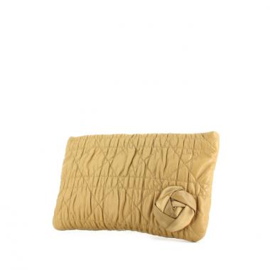 Dior pouch in beige leather