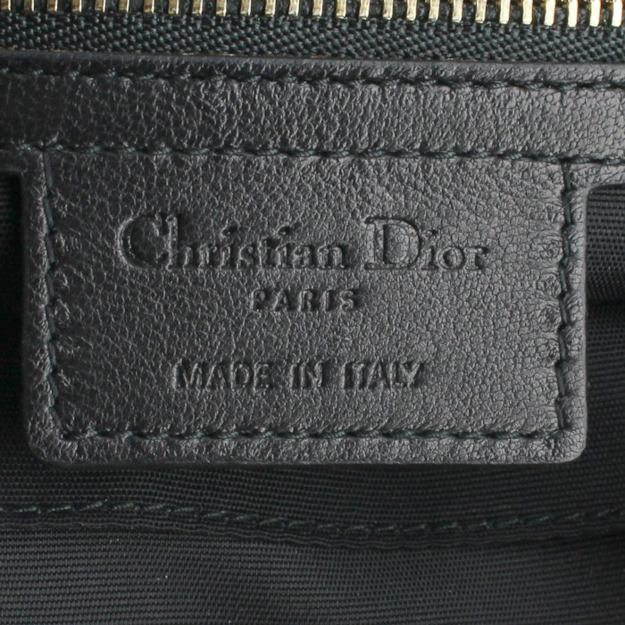 Dior pouch in black leather - Detail D3