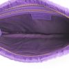 Bolsito de mano Dior en cuero violeta - Detail D2 thumbnail