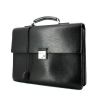 Dupont briefcase in black leather - 00pp thumbnail