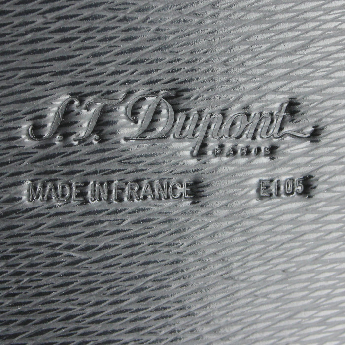 Porte-documents Dupont en cuir noir - Detail D3