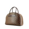 Louis Vuitton handbag in ebene damier canvas and brown leather - 00pp thumbnail