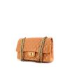 Bolso de mano Chanel 2.55 en cuero liso color coñac - 00pp thumbnail