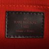 Bolso de mano Louis Vuitton en lona a cuadros revestida ébano y cuero marrón - Detail D3 thumbnail