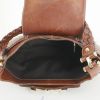 Gucci Pelham handbag in beige monogram canvas and brown leather - Detail D2 thumbnail