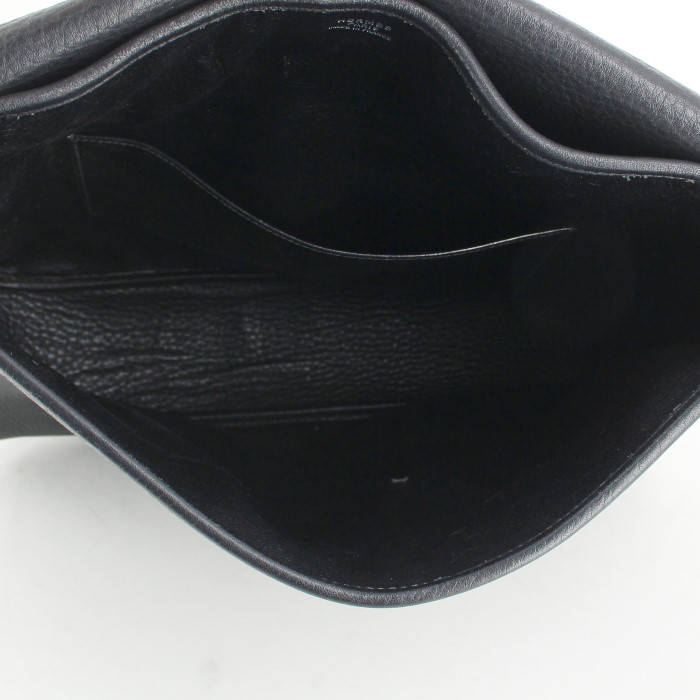 Borsa Christine in pelle martellata nera - Detail D2