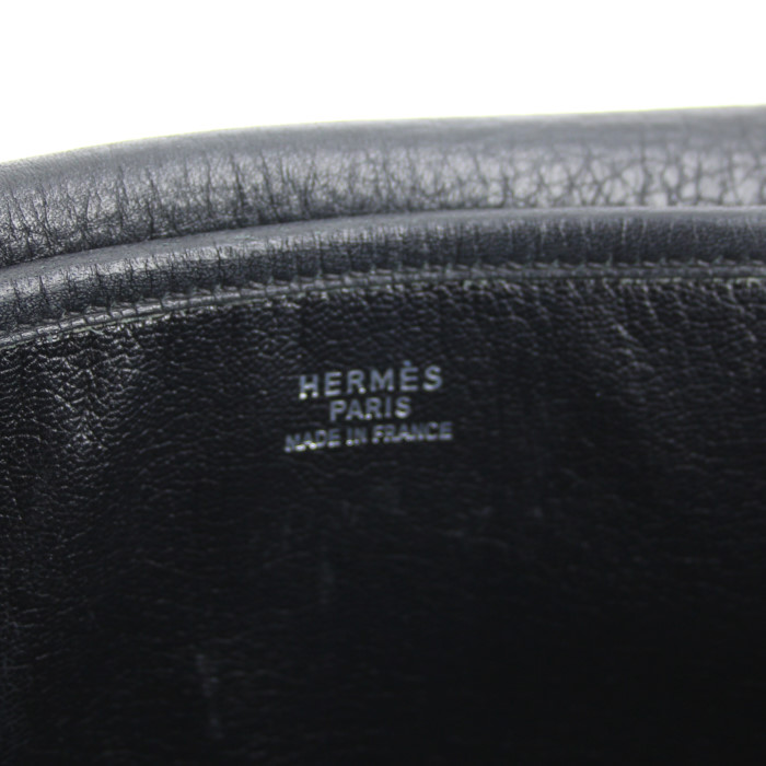 Borsa Christine in pelle martellata nera - Detail D3