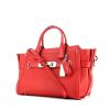 Coach handbag in red grained leather - 00pp thumbnail