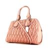 Coach bag in varnished pink quilted leather - 00pp thumbnail