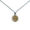 Hermes Clou de selle pendant in silver and yellow gold - 00pp thumbnail