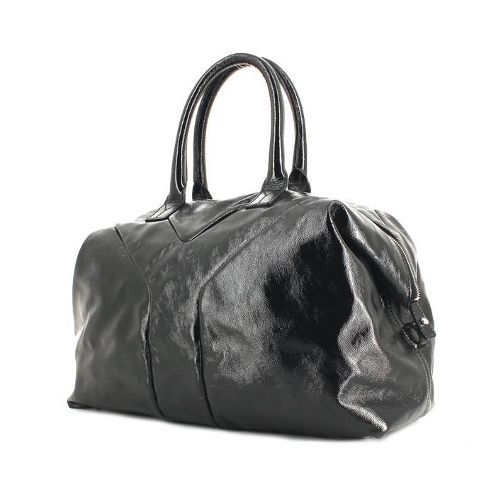 Easy Handbag In Black Patent Leather