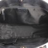 Bolso de mano Dior en lona Monogram negra y cuero negro - Detail D2 thumbnail