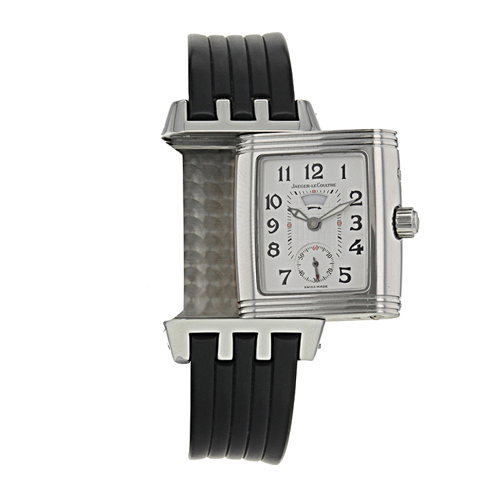 Jaeger Lecoultre Reverso-Gran' Sport watch in stainless steel Circa  2000 - Detail D2