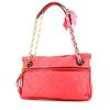 Lanvin Happy handbag in pink quilted leather - 00pp thumbnail