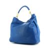 Saint Laurent Roady handbag in pigeon blue leather - 00pp thumbnail